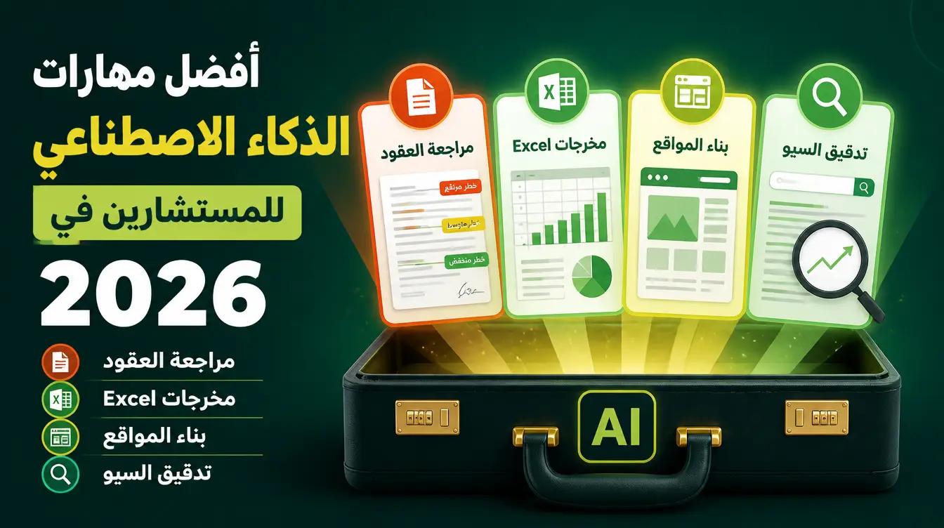 أفضل مهارات الذكاء الاصطناعي للمستشارين في 2026 (الحزمة الجاهزة للعملاء)