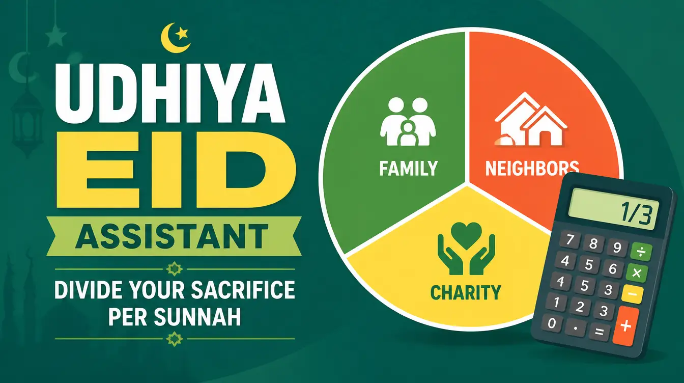 Udhiya Eid Assistant Skill: Divide Your Sacrifice Per the Sunnah