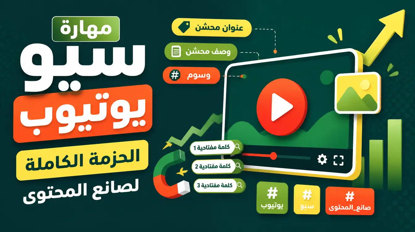 مهارة سيو يوتيوب: الحزمة الكاملة لصانع المحتوى