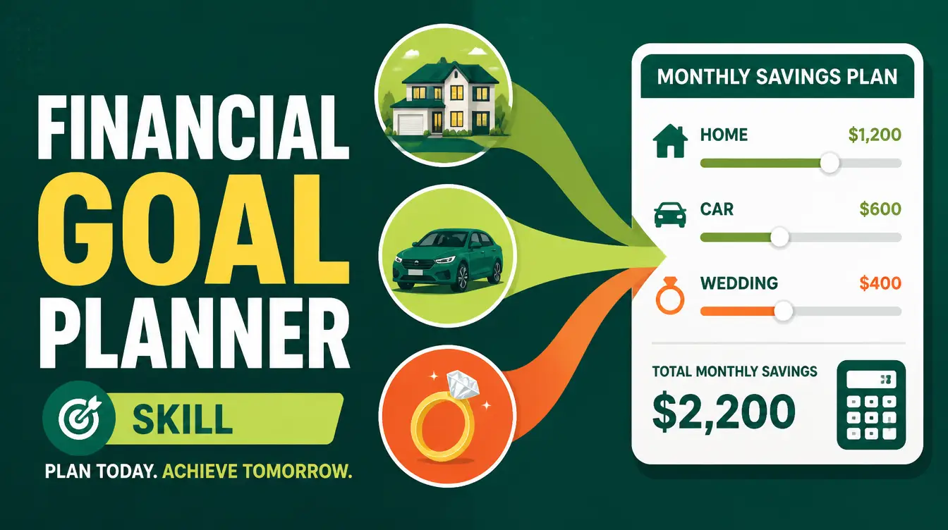 Financial Goal Planner Skill: Turn Any Money Goal Into an Interactive Calculator