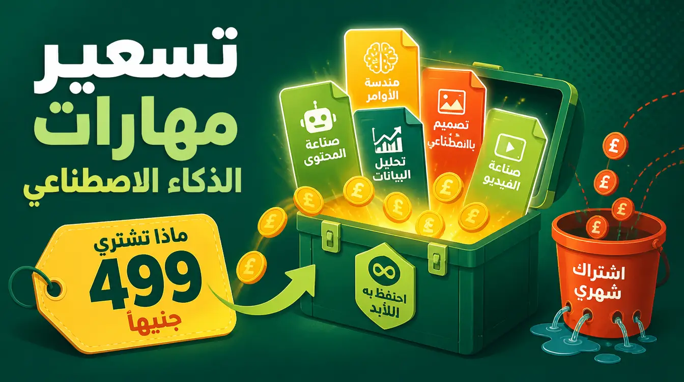 تسعير مهارات الذكاء الاصطناعي: ماذا تشتري الـ 499 جنيهاً فعلاً؟
