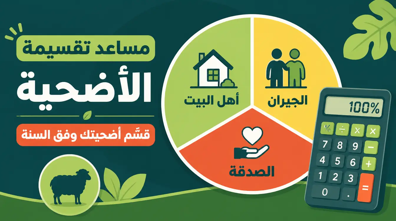 مهارة مساعد تقسيمة الأضحية: قسّم أضحيتك وفق السنة