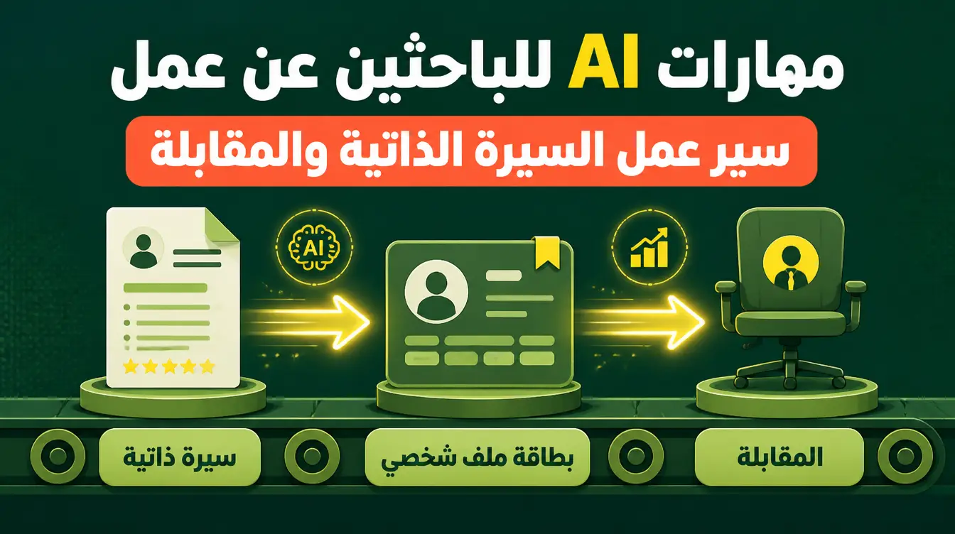 مهارات AI للباحثين عن عمل: سير عمل السيرة الذاتية والمقابلة التجريبية