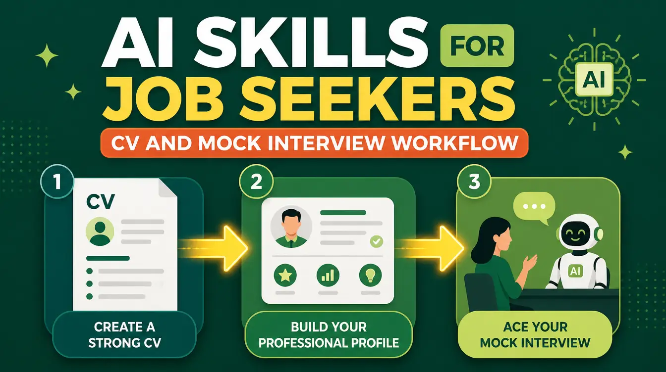 AI Skills for Job Seekers: The CV + Mock Interview Workflow